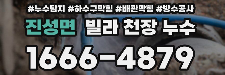 진성면 빌라 천장 누수