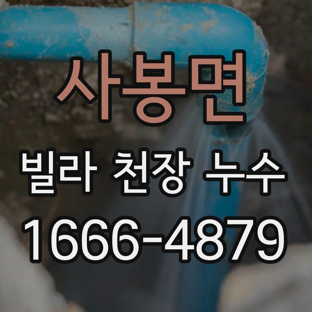 사봉면 빌라 천장 누수