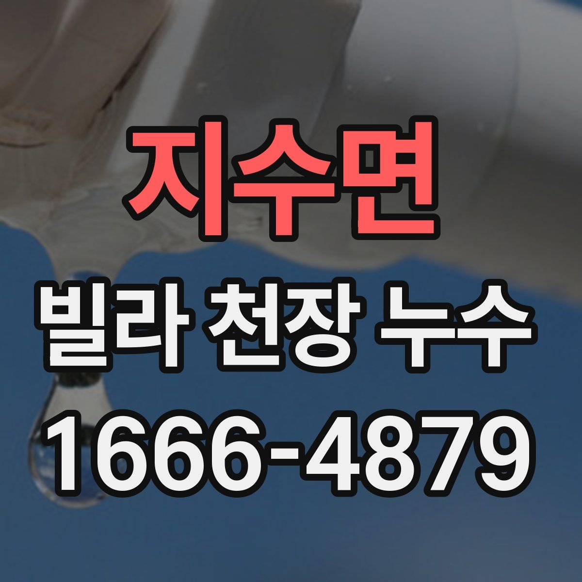지수면 빌라 천장 누수