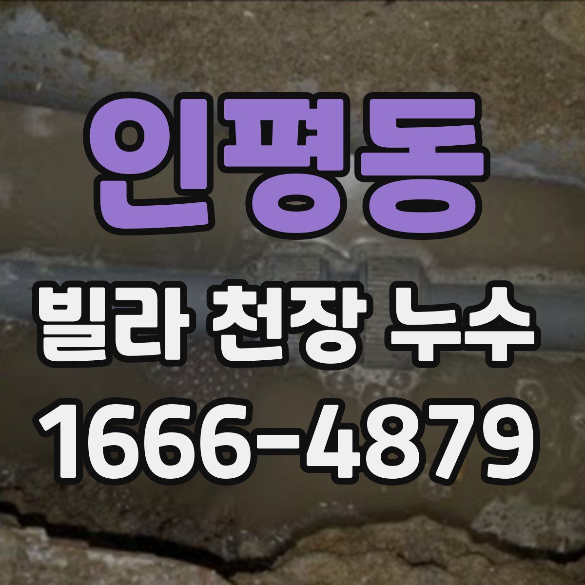 인평동 빌라 천장 누수
