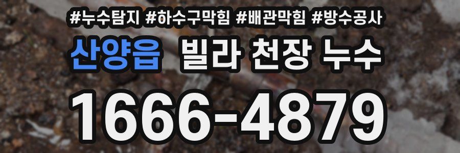 산양읍 빌라 천장 누수