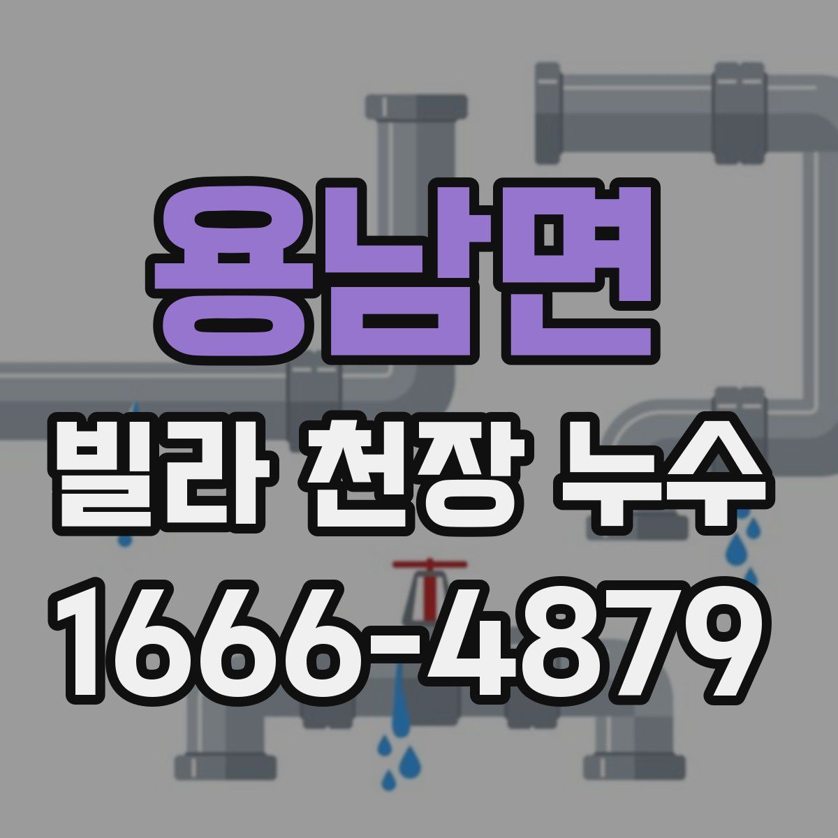 용남면 빌라 천장 누수
