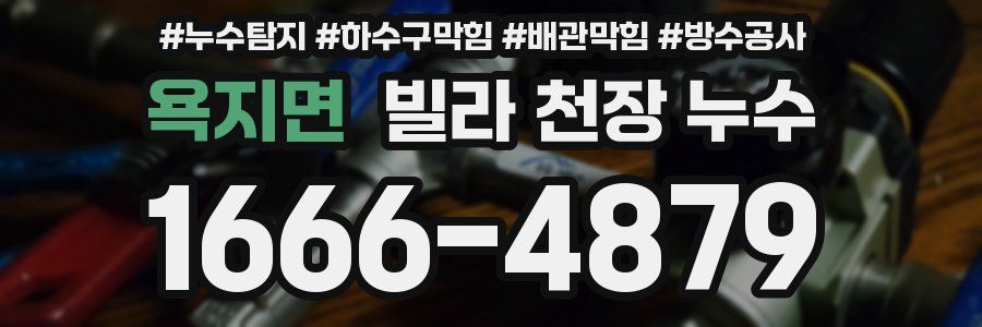 욕지면 빌라 천장 누수
