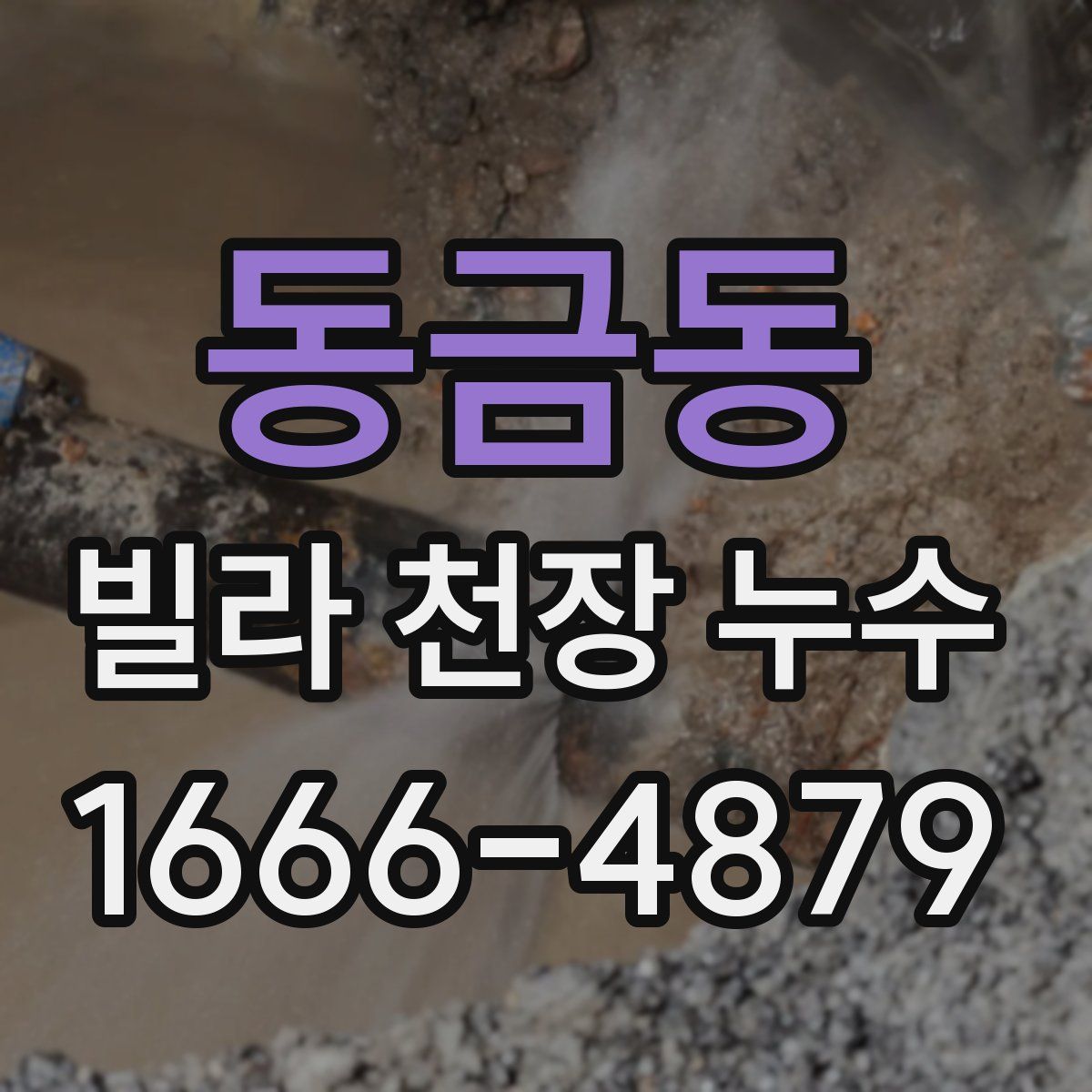 동금동 빌라 천장 누수