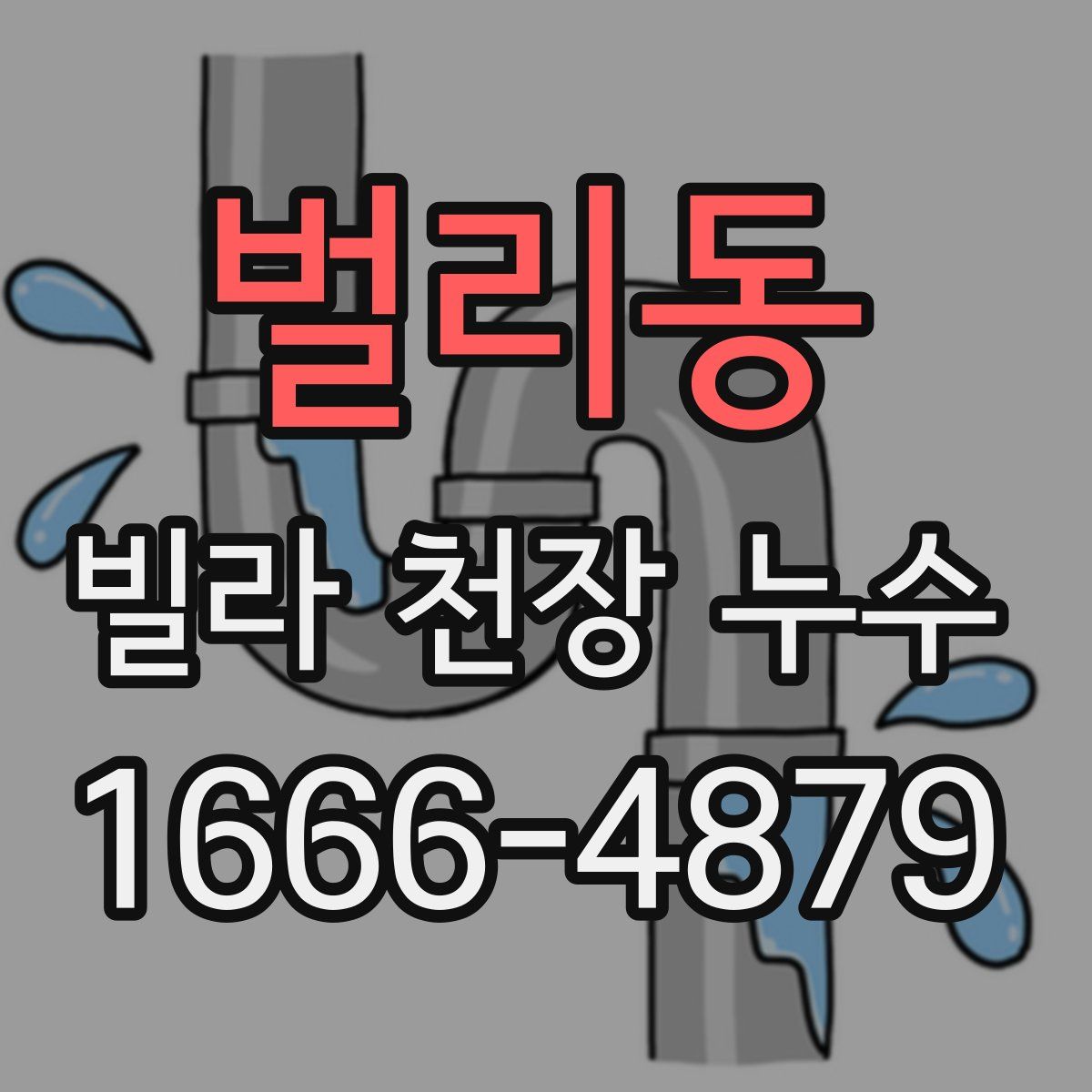 벌리동 빌라 천장 누수