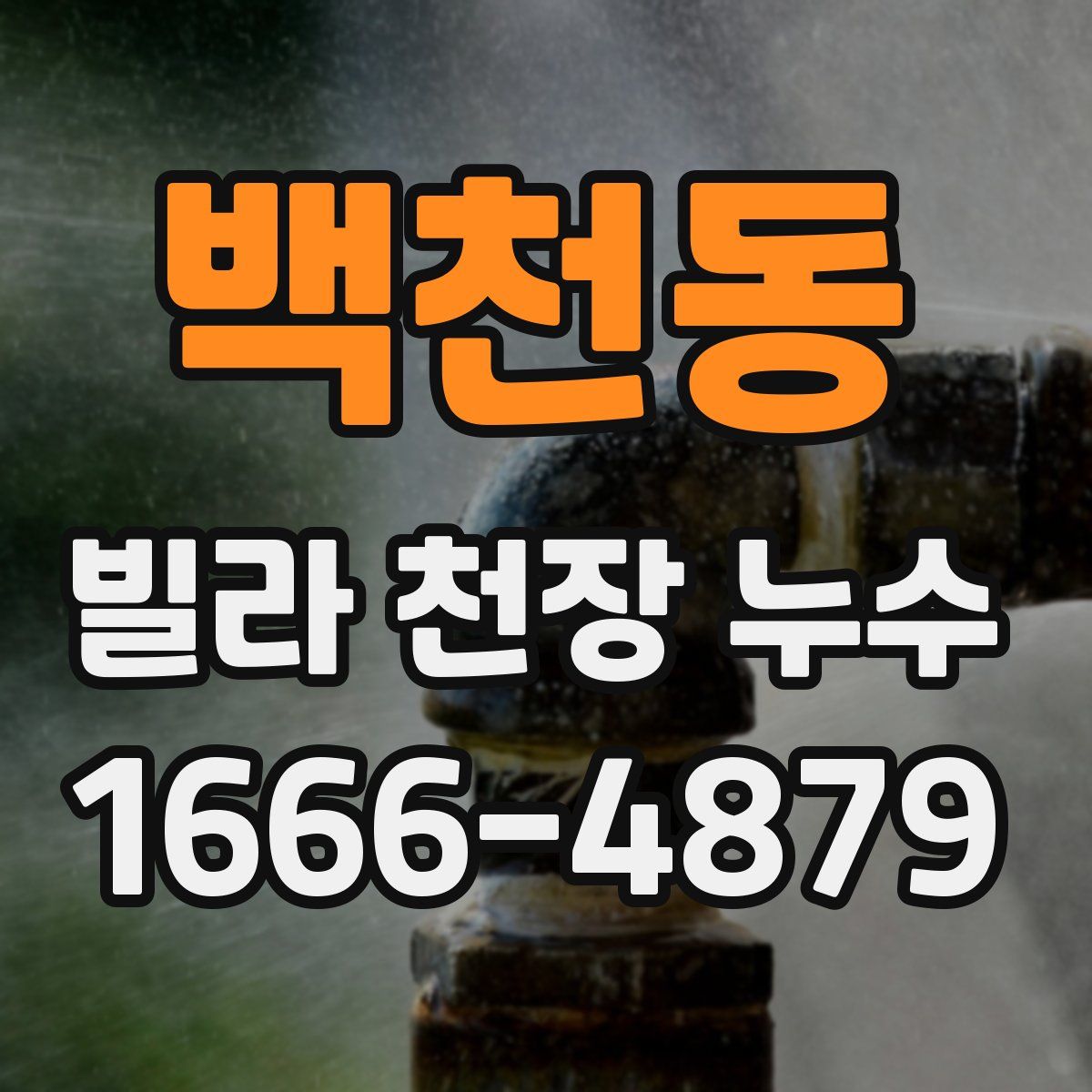 백천동 빌라 천장 누수