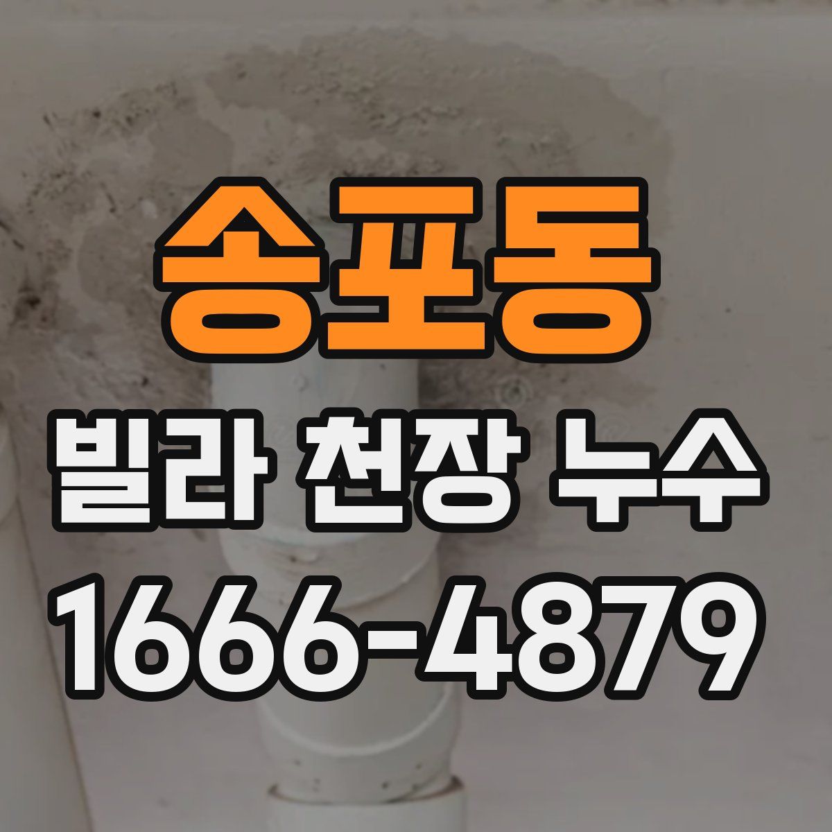 송포동 빌라 천장 누수