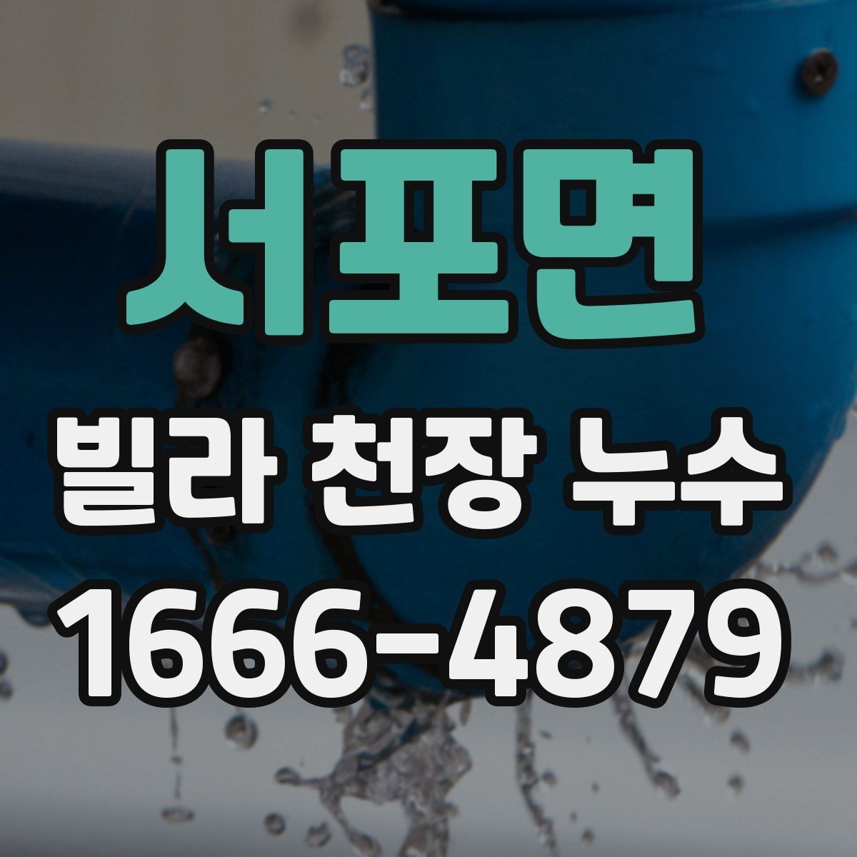 서포면 빌라 천장 누수