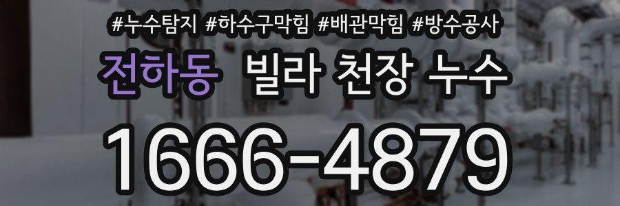 전하동 빌라 천장 누수