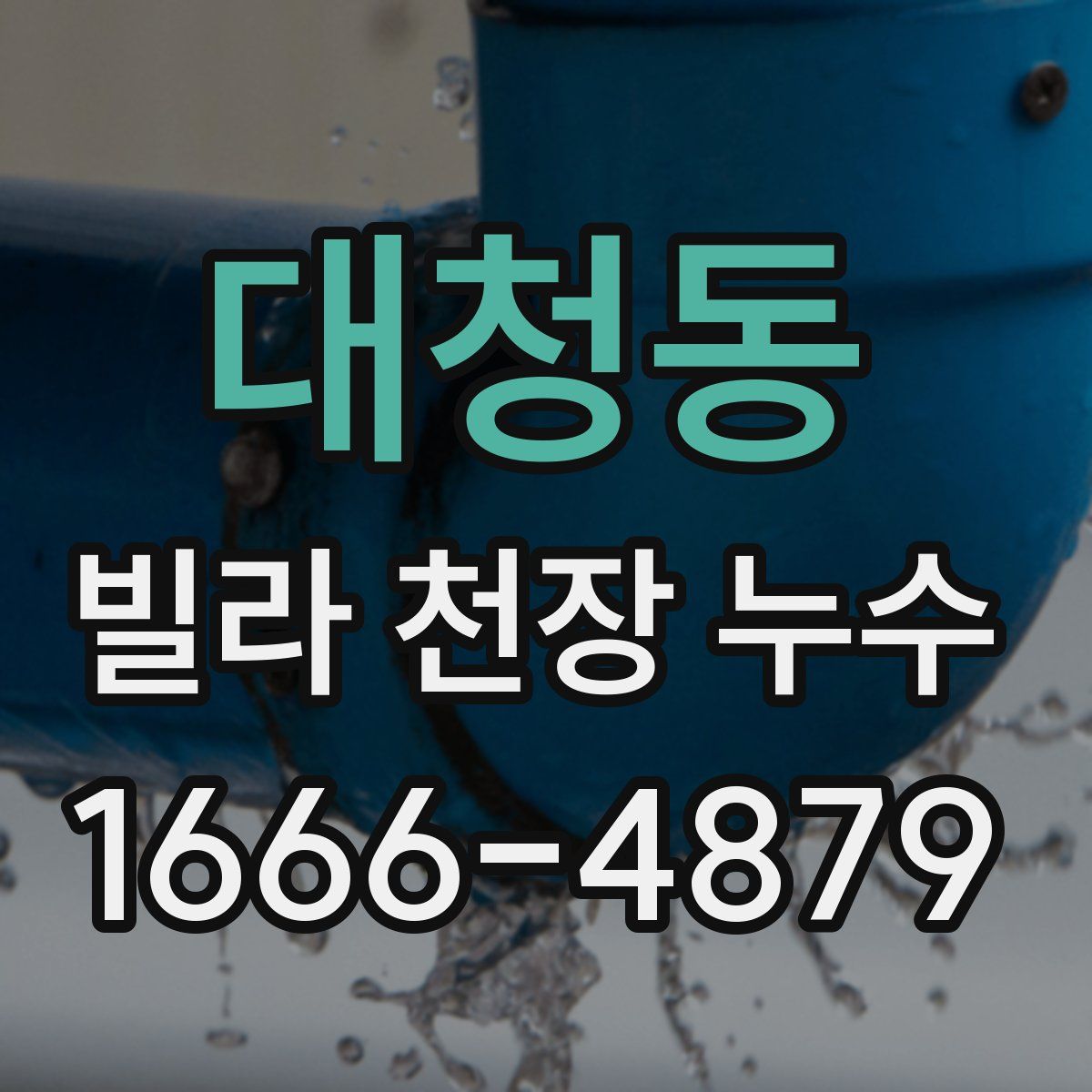 대청동 빌라 천장 누수