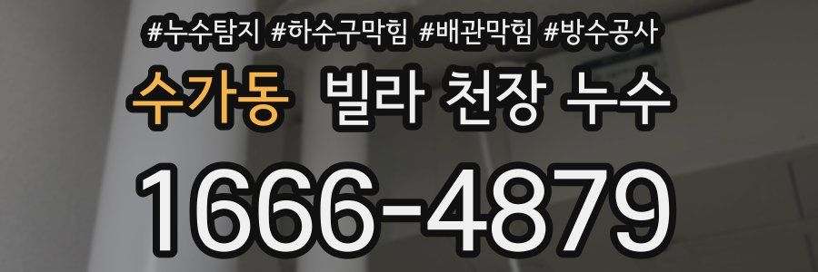 수가동 빌라 천장 누수