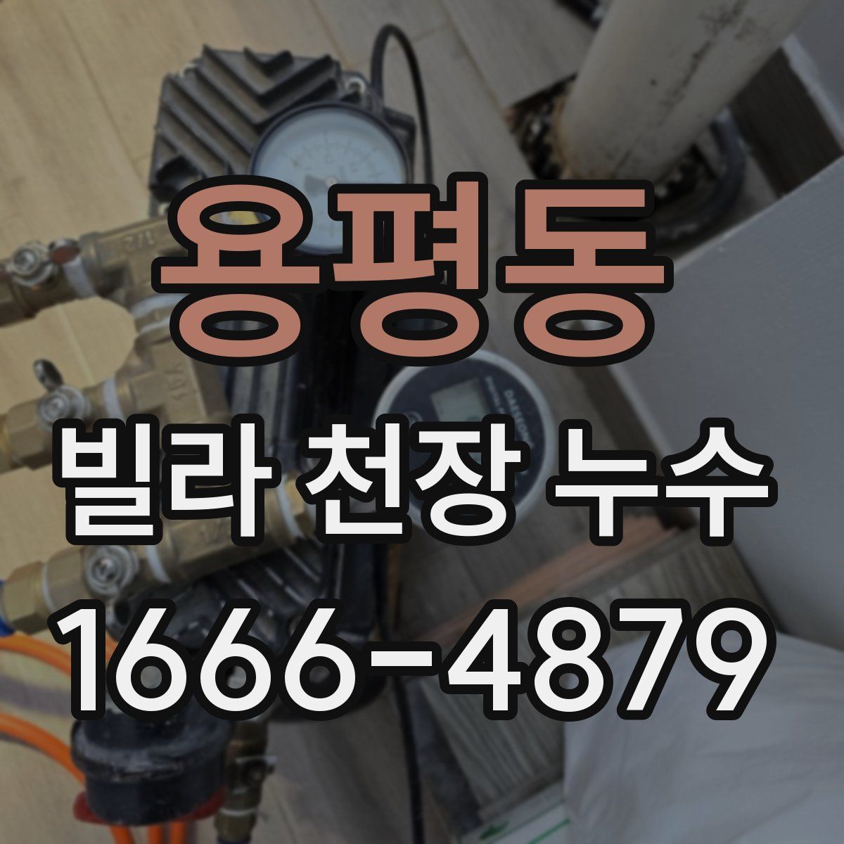용평동 빌라 천장 누수