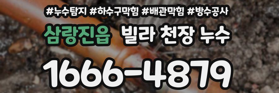 삼랑진읍 빌라 천장 누수