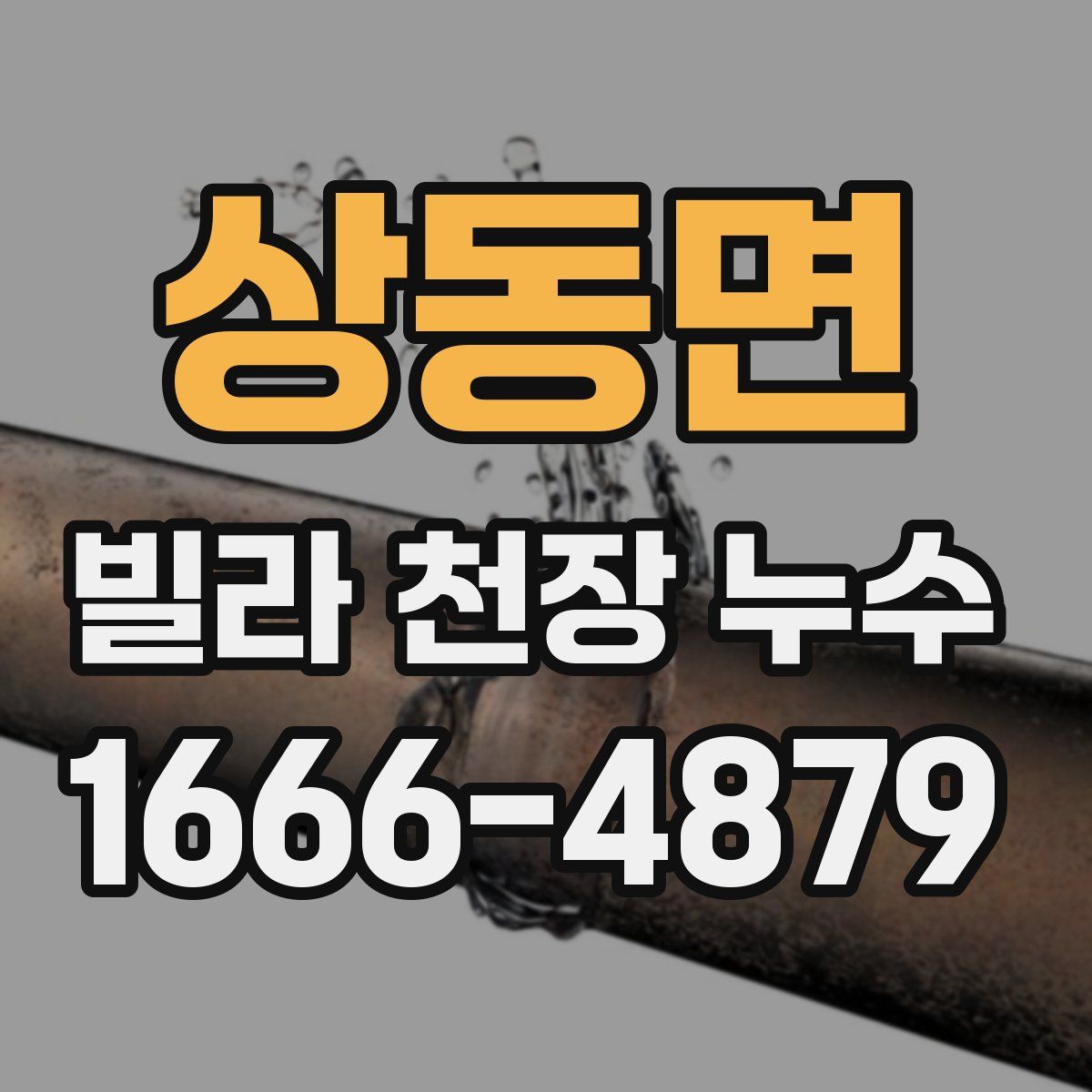 상동면 빌라 천장 누수