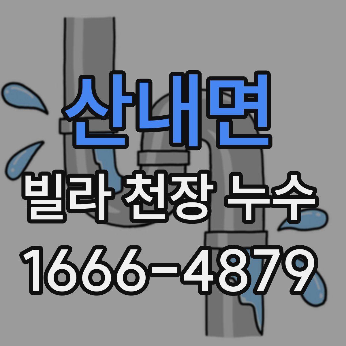 산내면 빌라 천장 누수