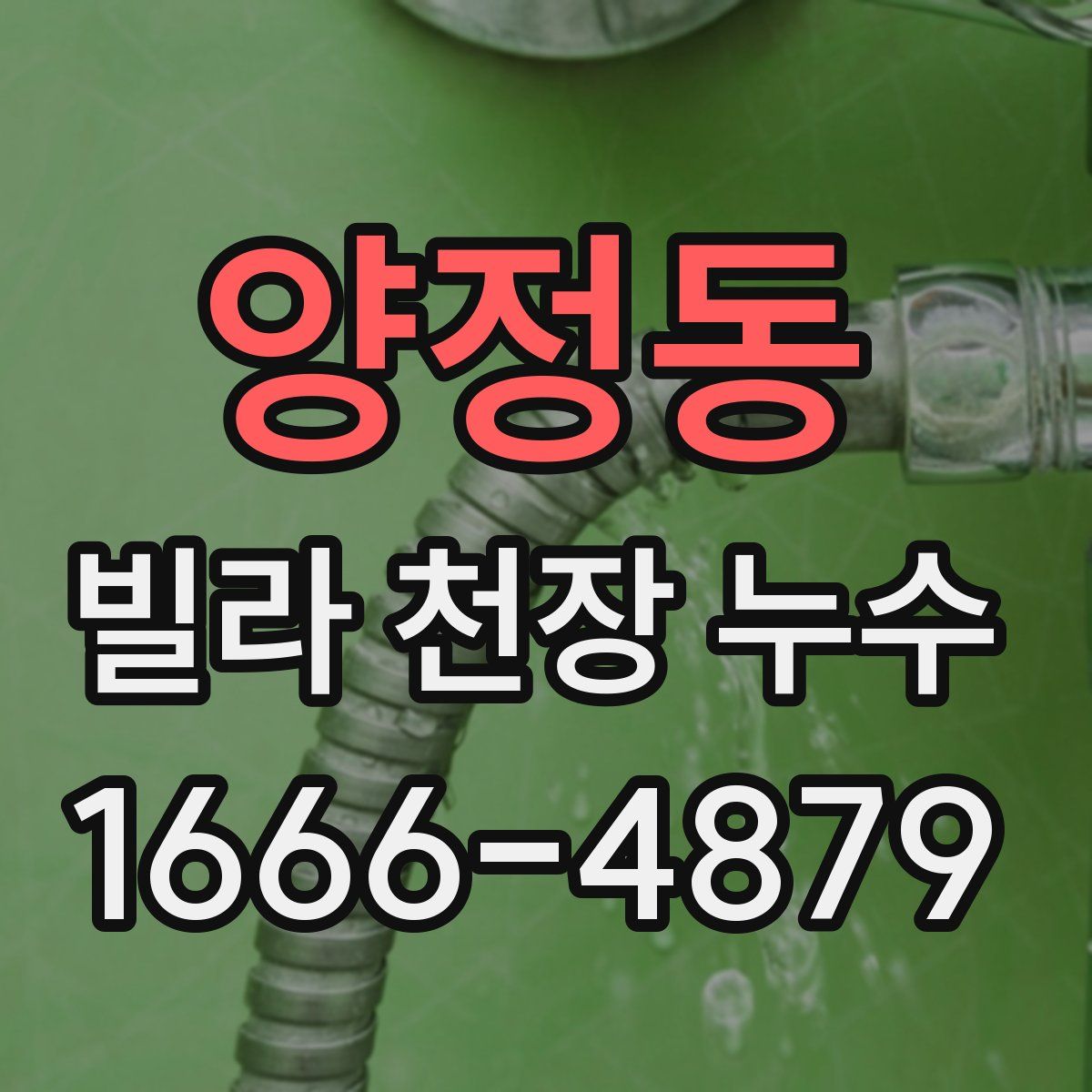 양정동 빌라 천장 누수