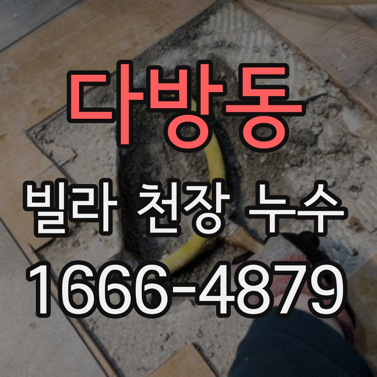 다방동 빌라 천장 누수