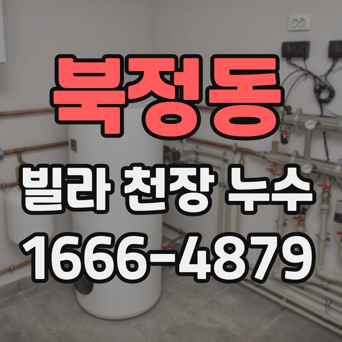북정동 빌라 천장 누수