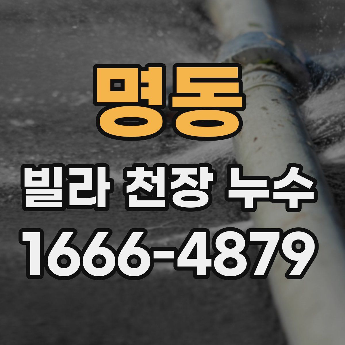 명동 빌라 천장 누수