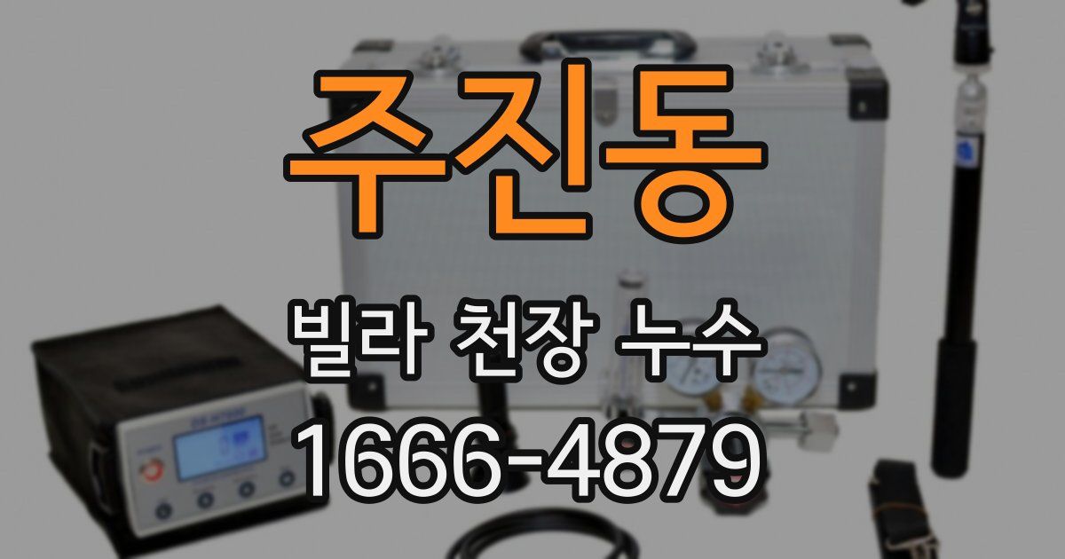 주진동 빌라 천장 누수