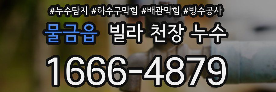 물금읍 빌라 천장 누수
