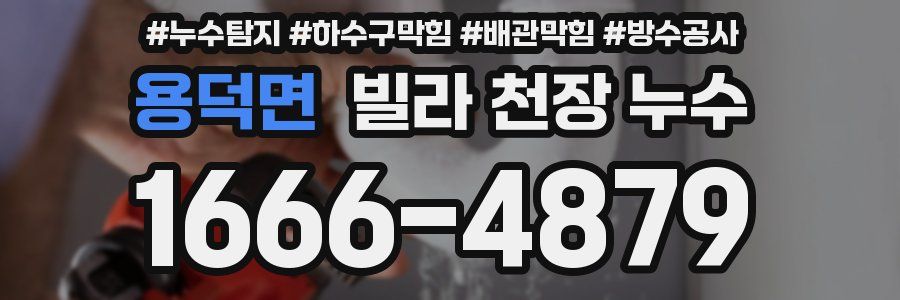 용덕면 빌라 천장 누수