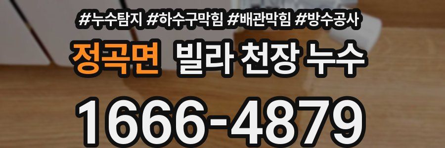 정곡면 빌라 천장 누수