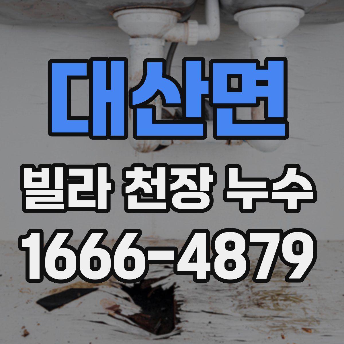 대산면 빌라 천장 누수