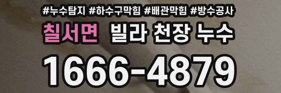 칠서면 빌라 천장 누수