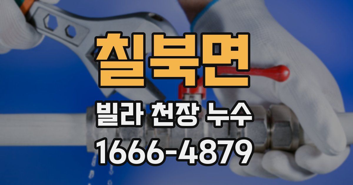 칠북면 빌라 천장 누수