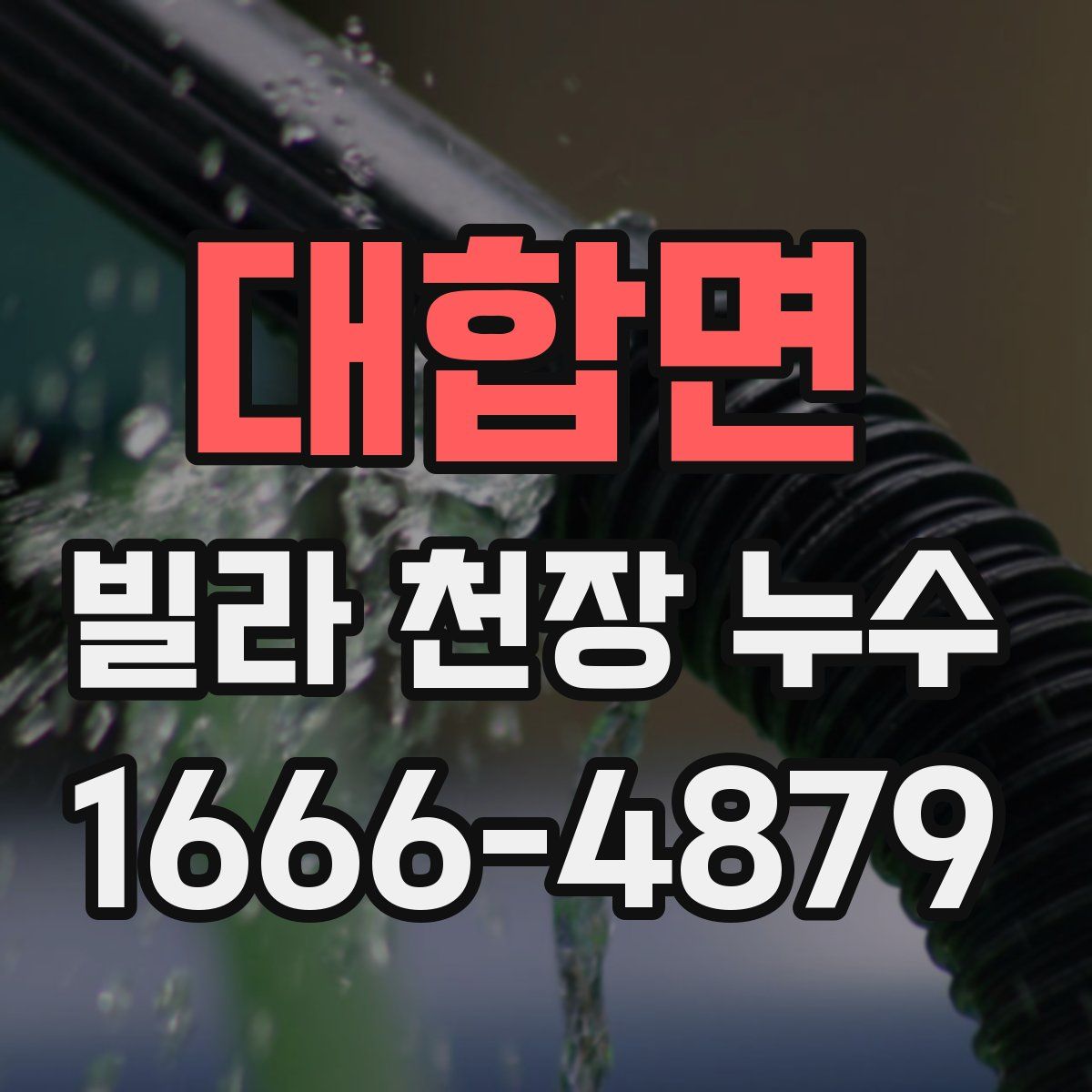 대합면 빌라 천장 누수
