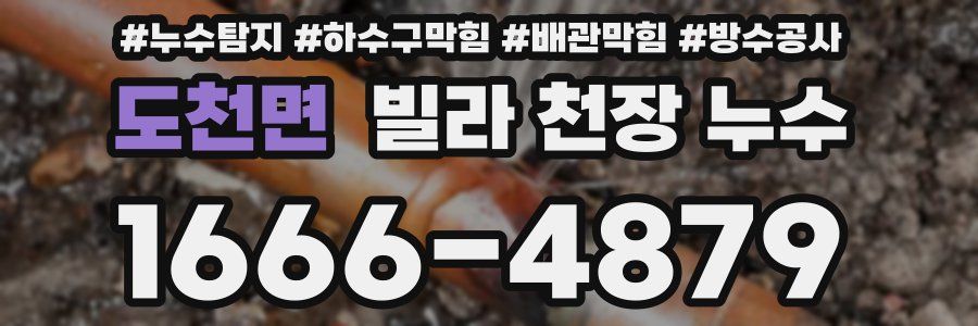 도천면 빌라 천장 누수