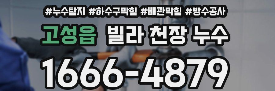 고성읍 빌라 천장 누수
