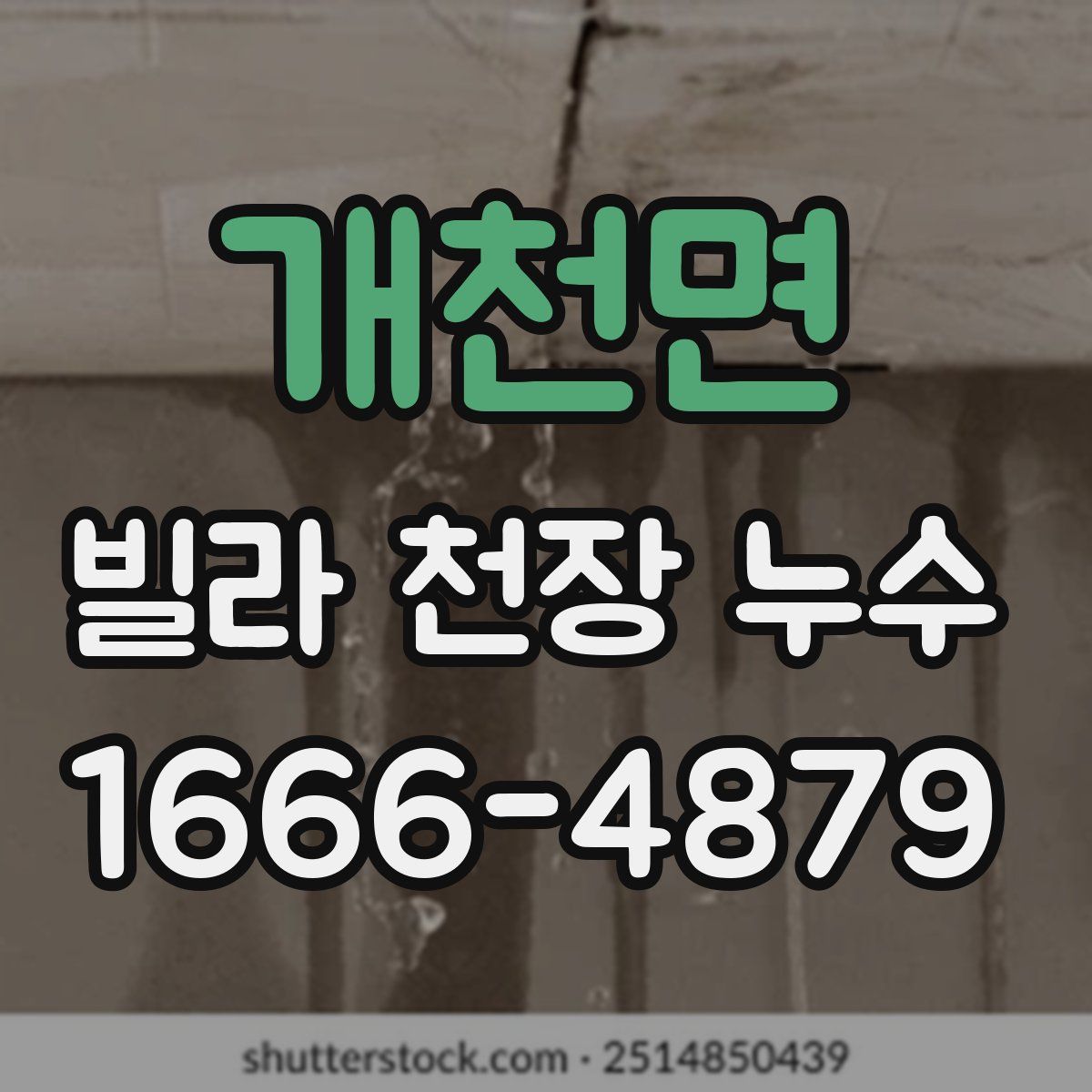 개천면 빌라 천장 누수