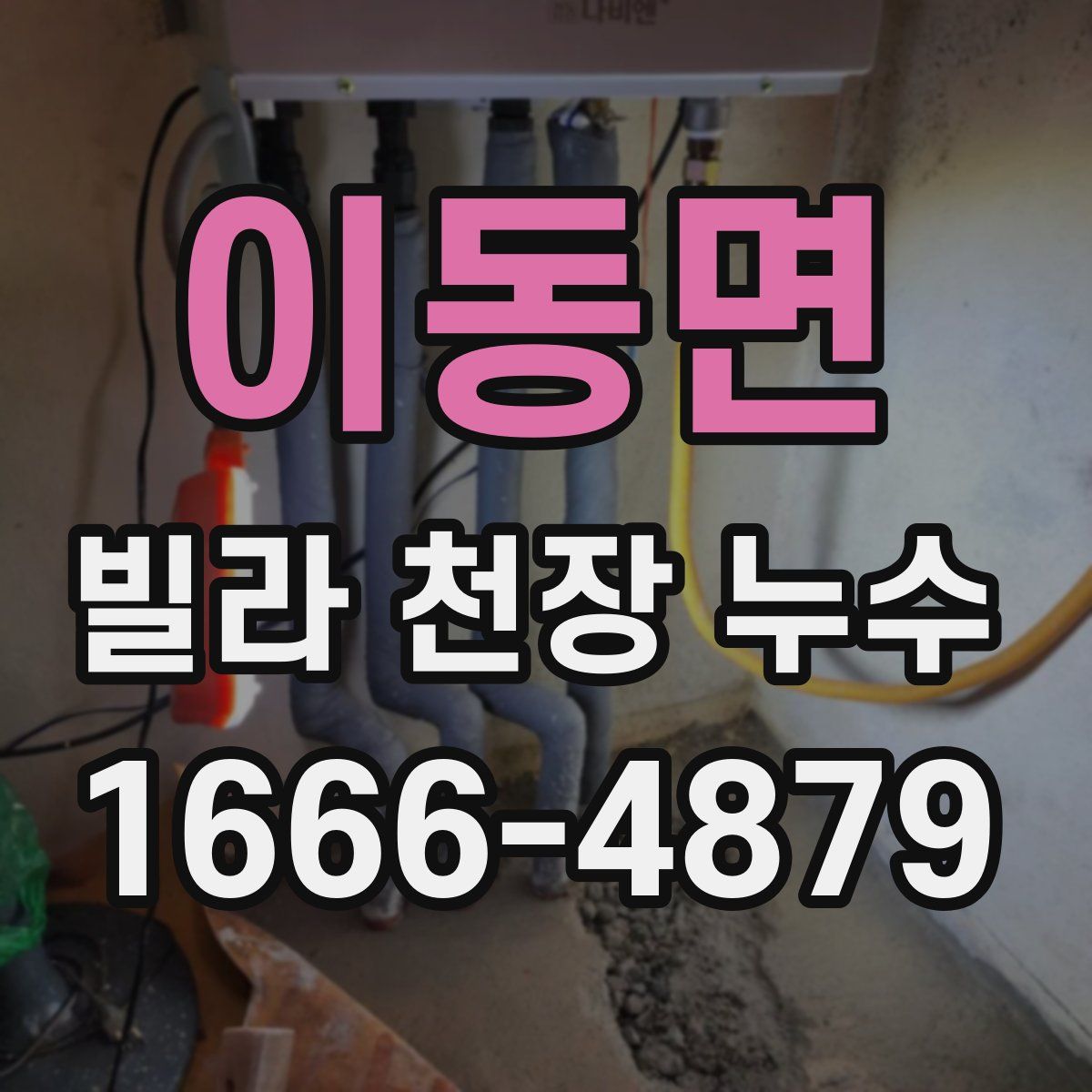 이동면 빌라 천장 누수