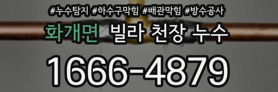 화개면 빌라 천장 누수