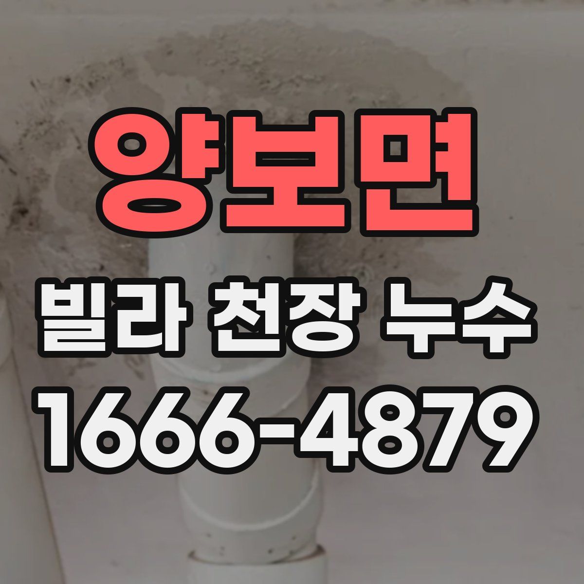 양보면 빌라 천장 누수