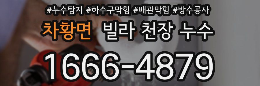차황면 빌라 천장 누수