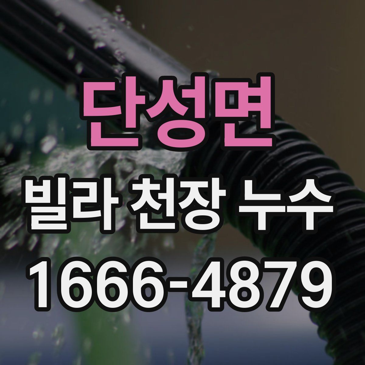 단성면 빌라 천장 누수