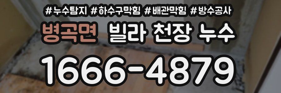 병곡면 빌라 천장 누수