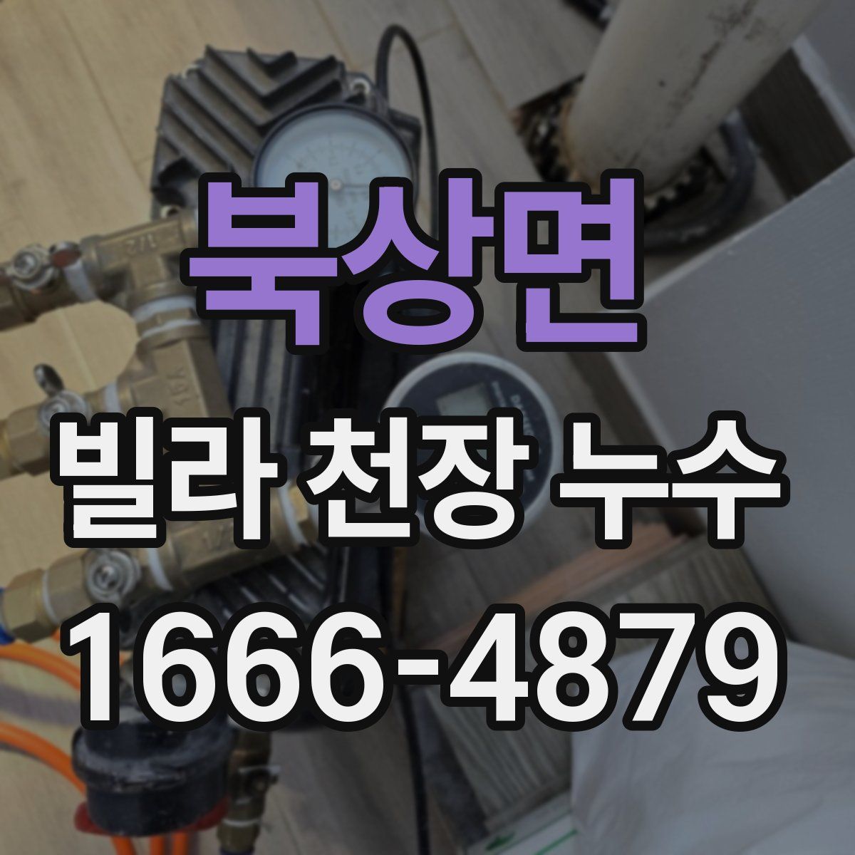 북상면 빌라 천장 누수