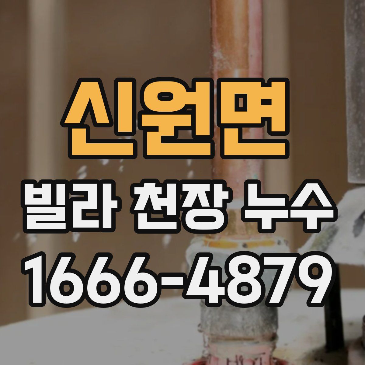 신원면 빌라 천장 누수