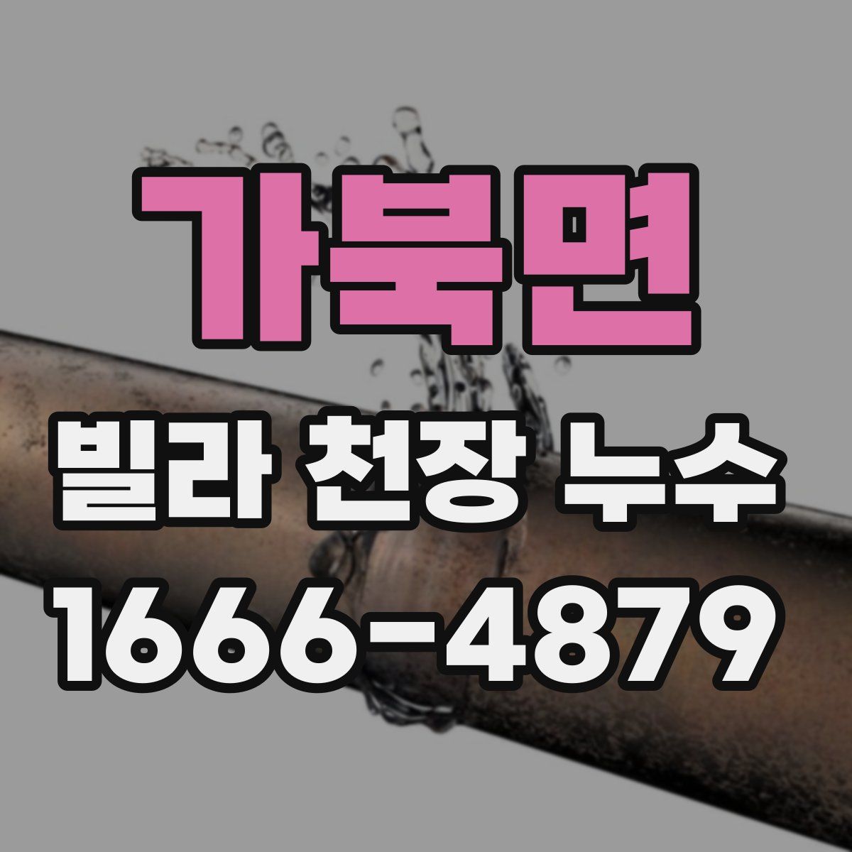 가북면 빌라 천장 누수