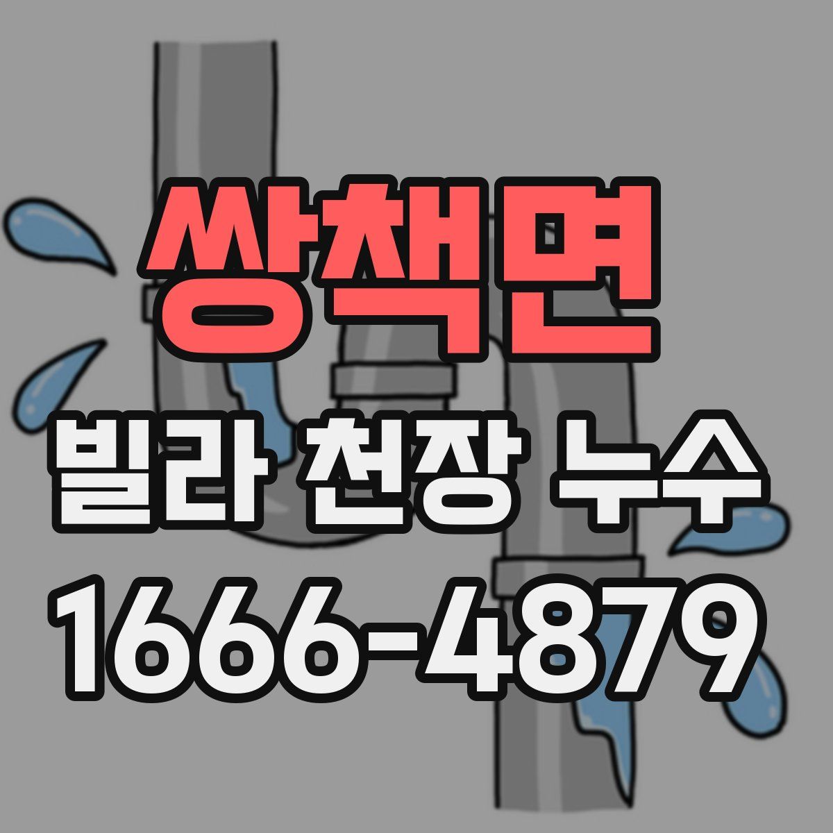 쌍책면 빌라 천장 누수