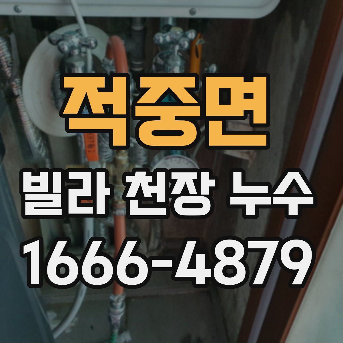적중면 빌라 천장 누수
