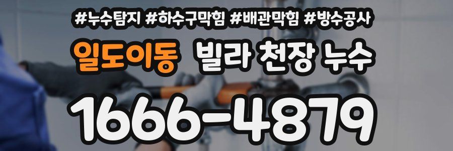 일도이동 빌라 천장 누수