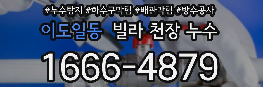 이도일동 빌라 천장 누수