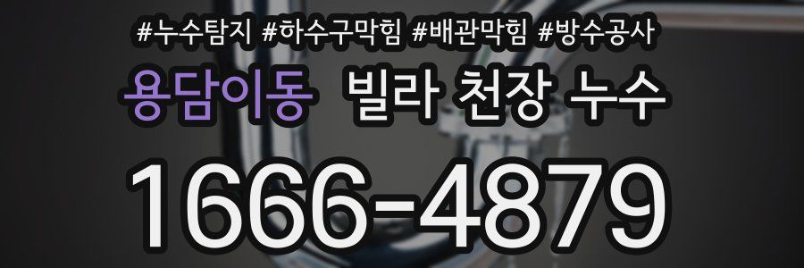 용담이동 빌라 천장 누수