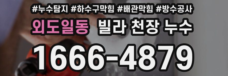 외도일동 빌라 천장 누수