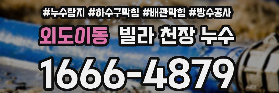외도이동 빌라 천장 누수